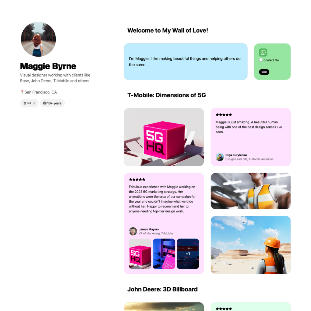 Maggie Byrne profile screenshot